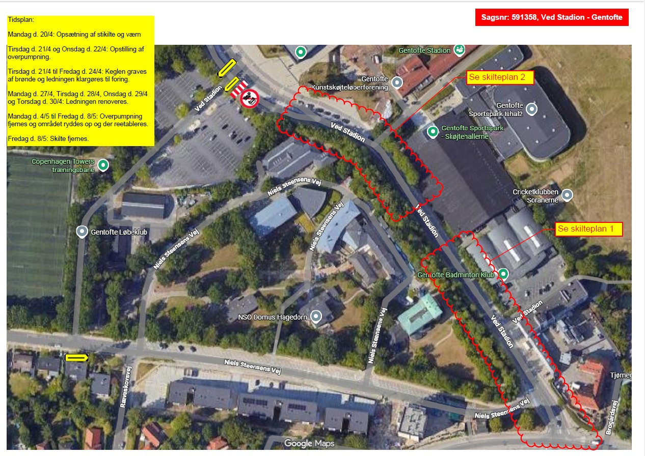 Billede af hvor på vejen det foregår